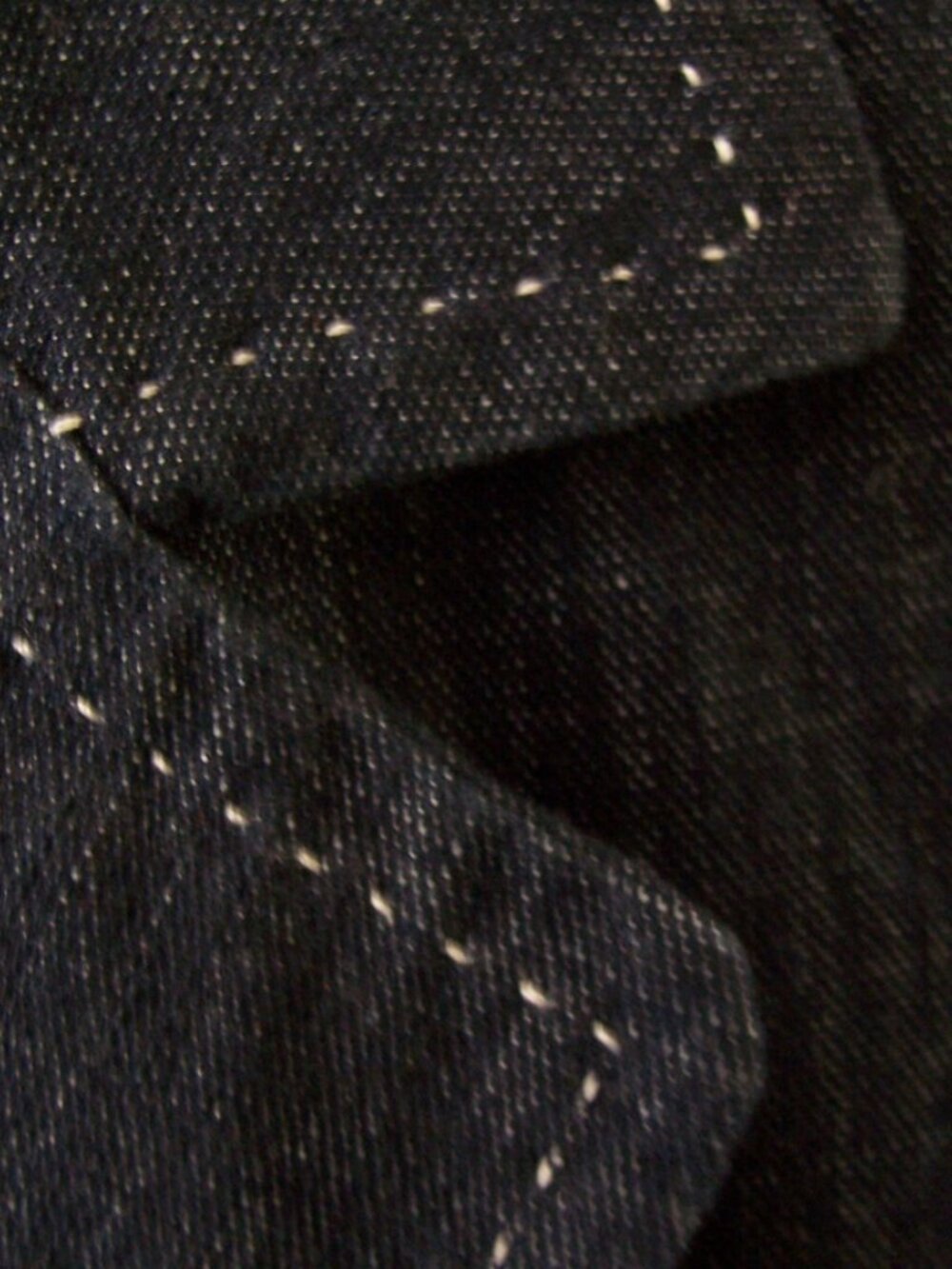 Talbot's Cropped Denim Jacket 6P with 3/4 Length Sleeves - Picture 5 of 5
